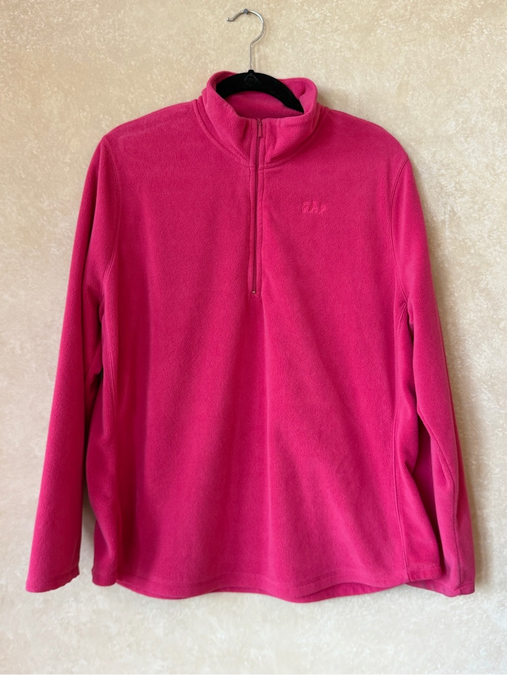 Gap Pink Long Sleeve Half Zip Size XXL